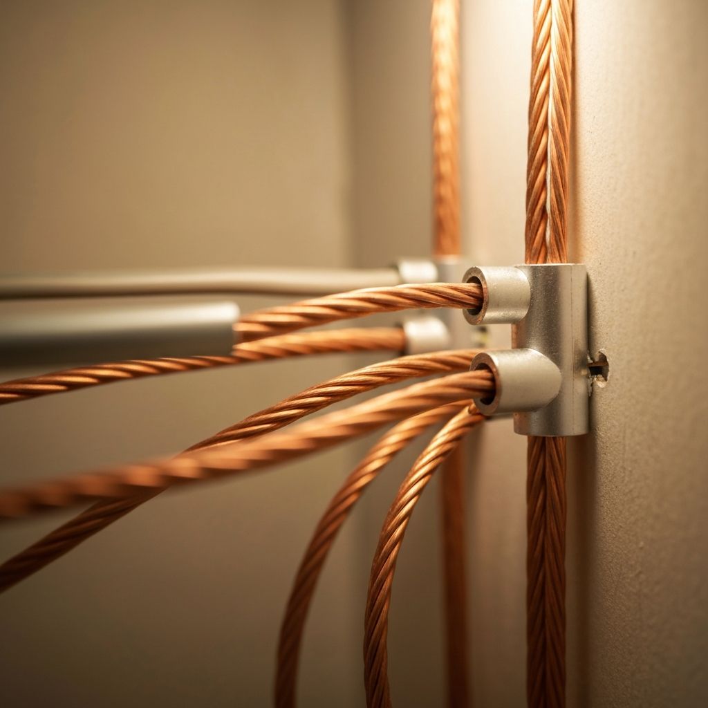 Professional electrical wiring installation